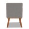 Baxton Studio Odessa Mid-Century Modern Grey Fabric and Walnut Brown Finished Wood Dining Chair 175-10980-Zoro - alternate 9